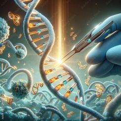DNA editing with futuristic technology