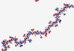 Complex molecular chain image